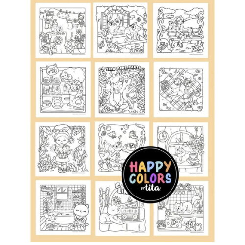Arquivo Digital Happy Colors Combo Volume 14 & 15 -3892