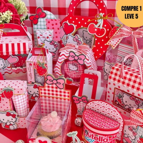 Arquivo Digital Hello Kitty Red Fruits Embalagens -3887
