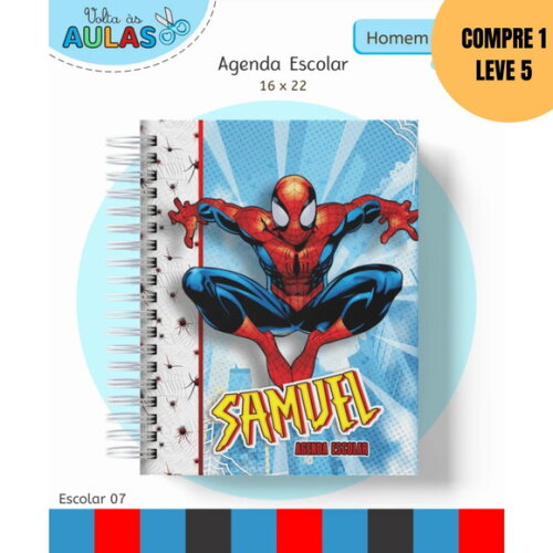 Arquivo Digital Homem Aranha Kit Escolar 2026 -6091