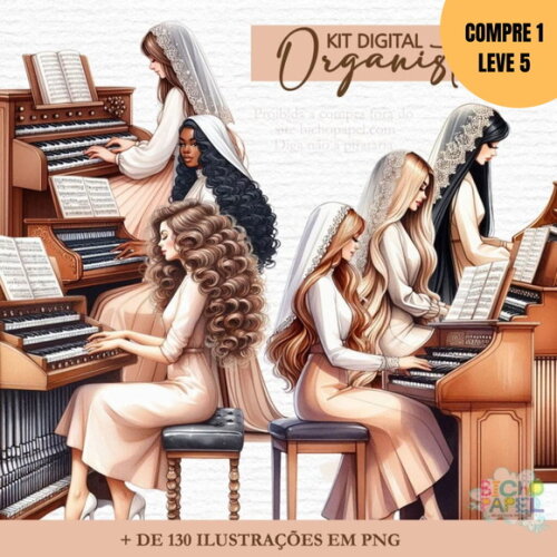 Arquivo Digital Ilustrações Organistas -2791