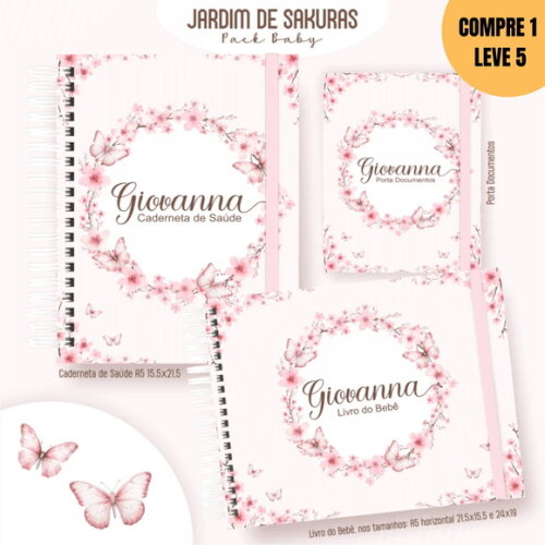 Arquivo Digital Jardim de Sakuras Livro de Bebê - 224