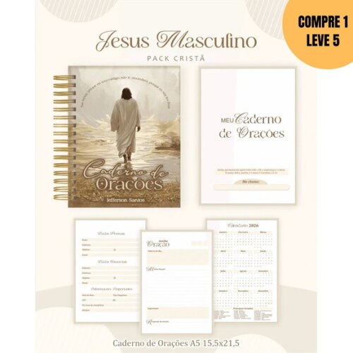 Arquivo Digital Jesus Masculino Cristão Adulto -4428