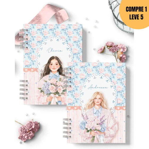 Arquivo Digital Kit 9 Capas e Miolos Pautado -4469