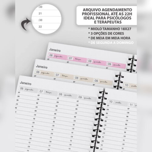 Arquivo Digital Kit Agendamento Semanal 2025 -120