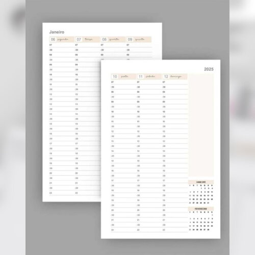 Arquivo Digital Kit Agendamento Semanal 2025 -120