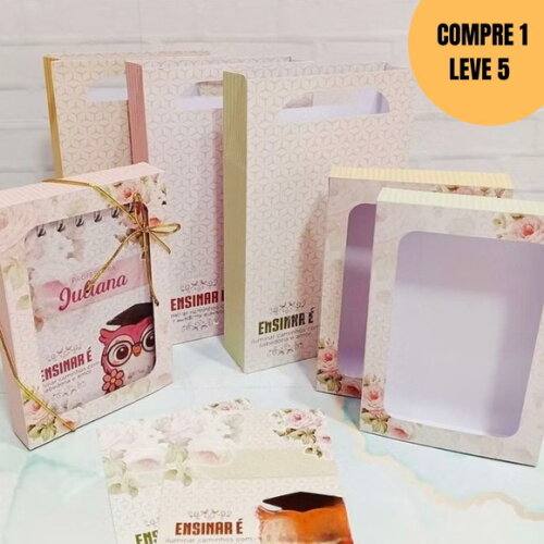 Arquivo Digital Kit Bloquinho + Sacolinha Professores -5233
