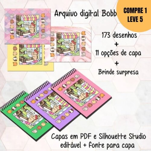 Arquivo Digital Kit Bobbie Goods Livro de Colorir -1854
