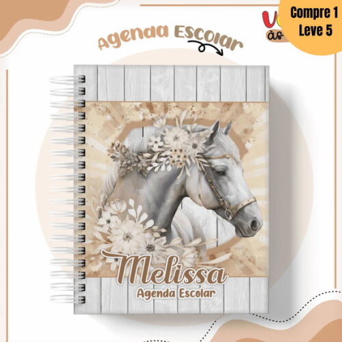 Arquivo Digital Kit Cavalos Volta às Aulas -860