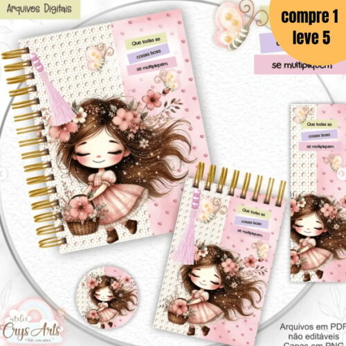Arquivo Digital Kit Coisas Boas Encadernação -1421