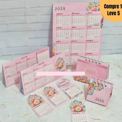 Arquivo Digital Kit Completo Calendário 2025 -793