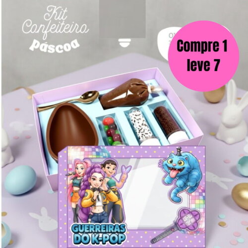 Arquivo Digital Kit Confeiteiro Guerreiras do Kpop -6510