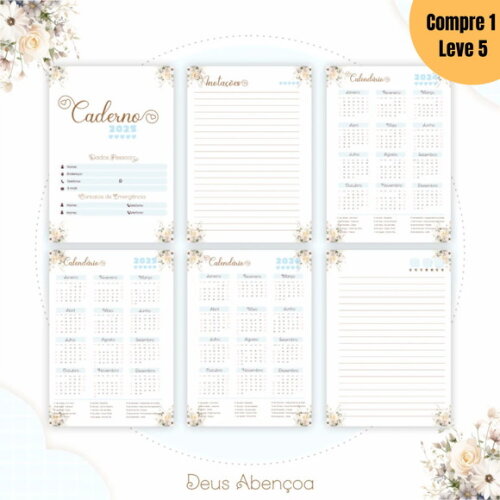Arquivo Digital Kit Cristão Deus Abençoa 2025 -939