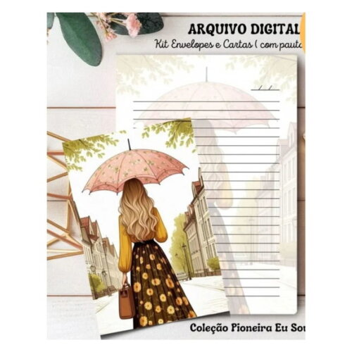 Arquivo Digital Kit de Envelopes Slim e Carta -2384