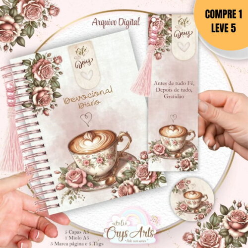 Arquivo Digital Kit Devocinal Café com Deus Pai -1535