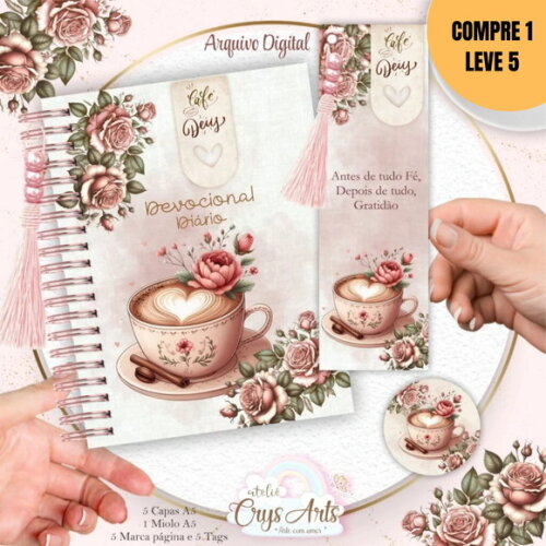 Arquivo Digital Kit Devocinal Café com Deus Pai -1535