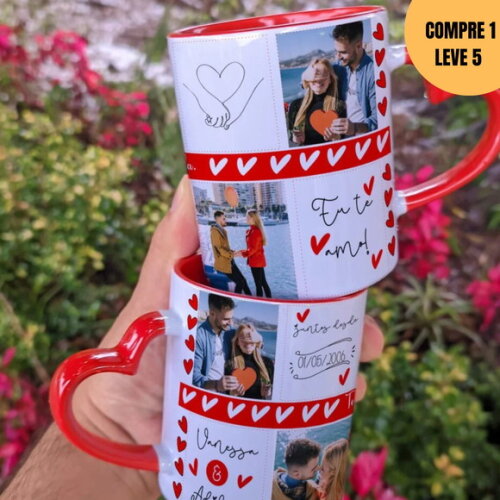 Arquivo Digital Kit Dia dos Namorados Caneca -3477