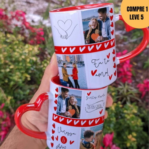 Arquivo Digital Kit Dia dos Namorados Caneca -3477