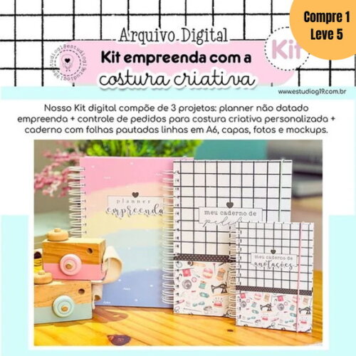 Arquivo Digital Kit Empreenda Costura Criativa -625