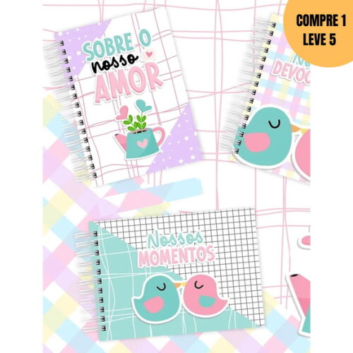 Arquivo Digital Kit Encadernação Namorados -3517
