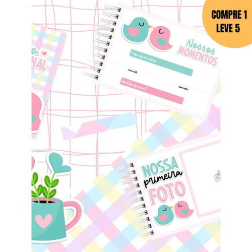 Arquivo Digital Kit Encadernação Namorados -3517