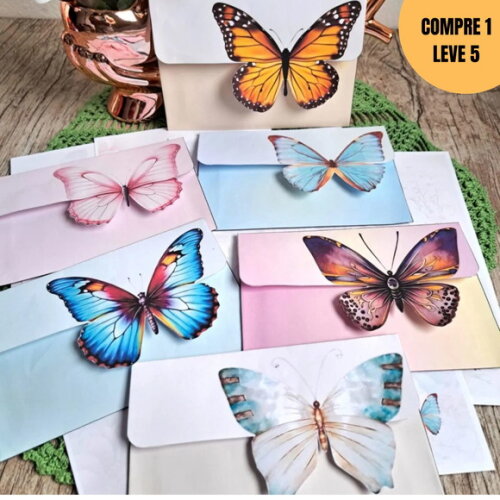 Arquivo Digital Kit Envelope + Papel C/s Pauta -2582