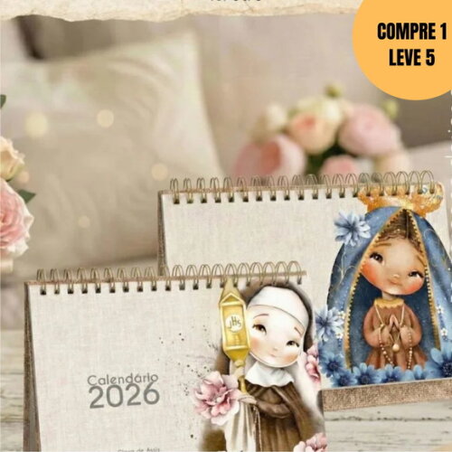 Arquivo Digital Kit Extra com 12 Capas para Calendário -6012