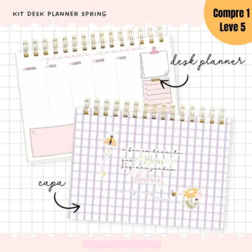 Arquivo Digital Kit Fofo Desk Planner -786