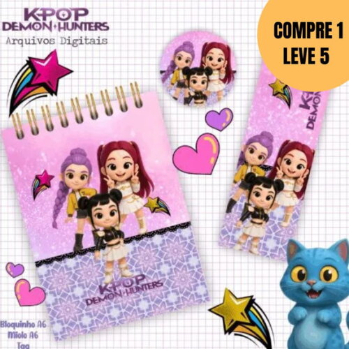 Arquivo Digital Kit Guerreiras K-pop -5339