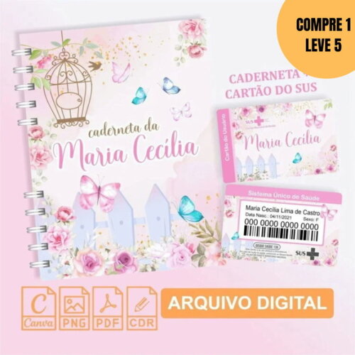 Arquivo Digital Kit Jardim das Borboletas -6099