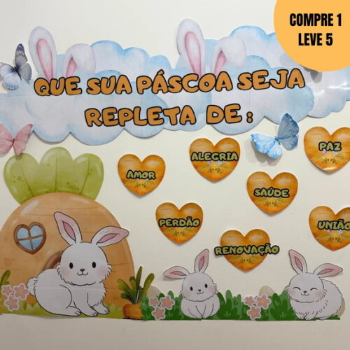 Arquivo Digital Kit Painel Páscoa -1569