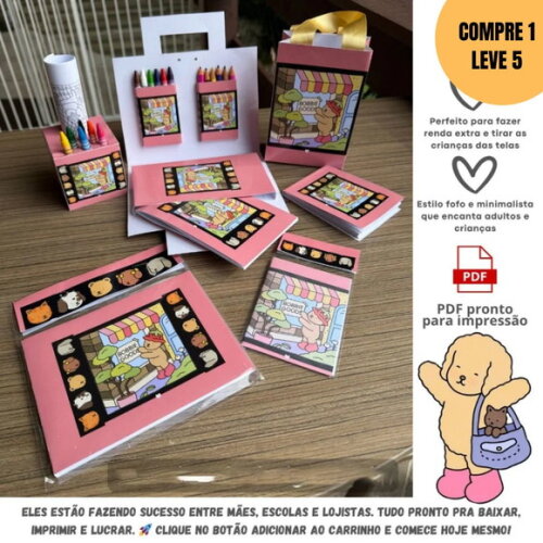 Arquivo Digital Kit para Colorir -4090
