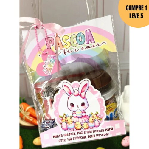 Arquivo Digital Kit Páscoa Coelhinha Candy -2663