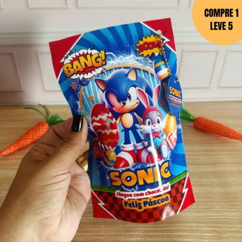 Arquivo Digital Kit Páscoa Sonic -2678