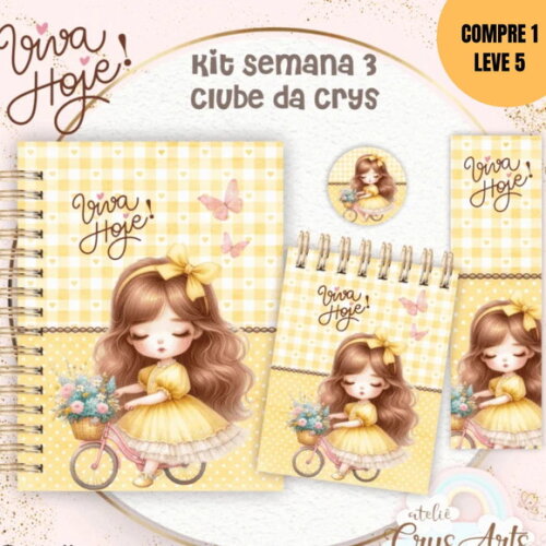 Arquivo Digital Kit Viva Hoje Encadernação -4450