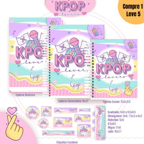 Arquivo Digital Kpop Kit Escolar 2025 -1063