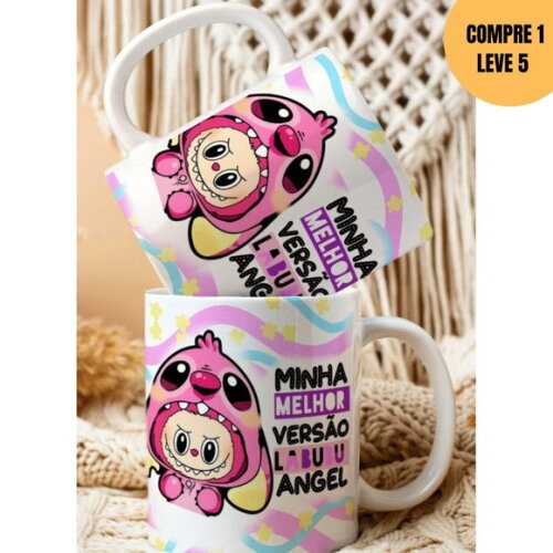 Arquivo Digital Labubu Arte Avulsa Caneca -4293