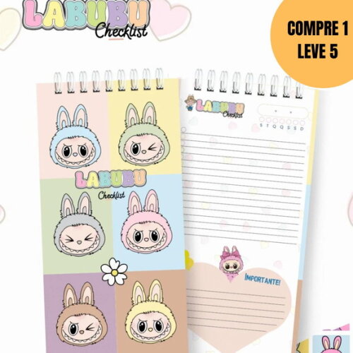 Arquivo Digital Labubu Checklist Slim -4897