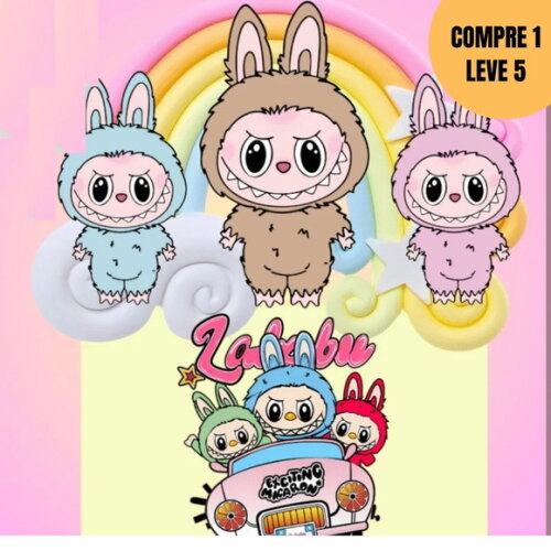 Arquivo Digital Labubu Topo de Bolo -4862