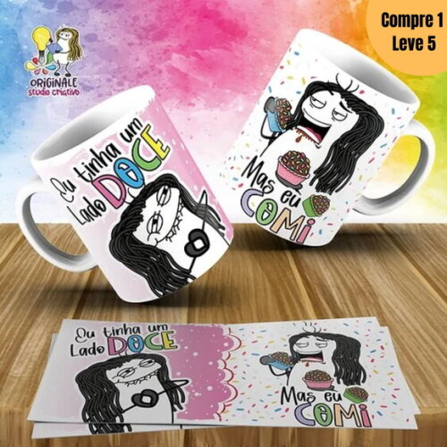 Arquivo Digital Lado Doce Arte Avulsa Caneca -1111