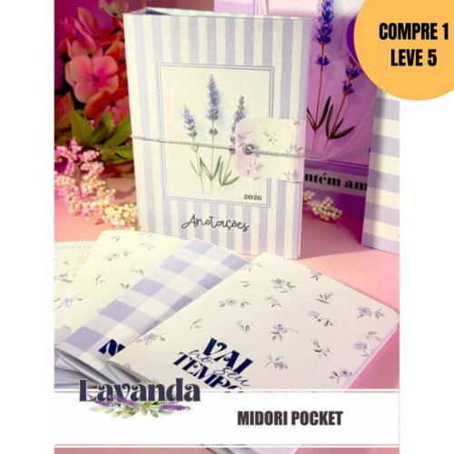 Arquivo Digital Lavanda Midori Pocket -6070
