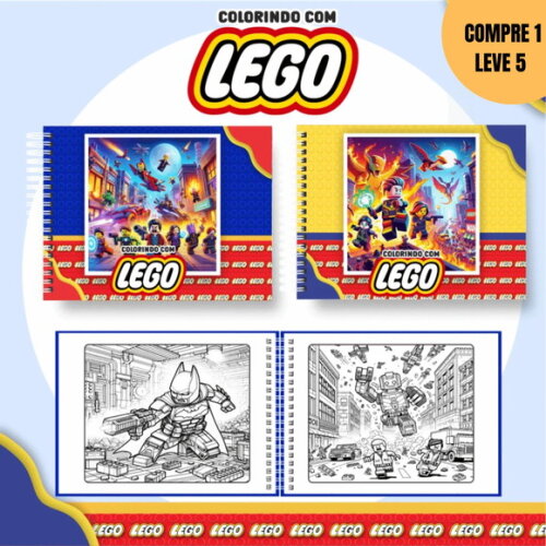 Arquivo Digital Lego Livro de Colorir -3147