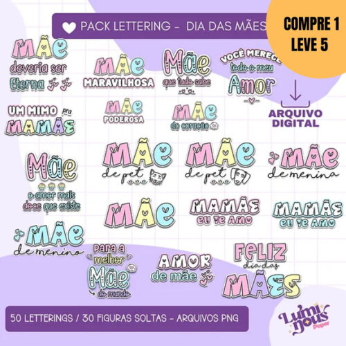 Arquivo Digital Lettering Dia das Mães -2530