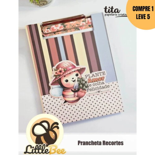 Arquivo Digital Little Bee Prancheta Recortes -3669
