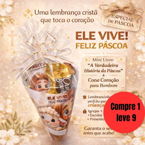Arquivo Digital Livrinho + Cone História da Páscoa -6697