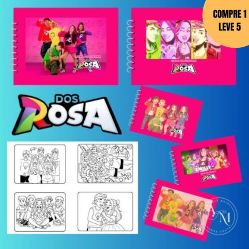 Arquivo Digital Livro Colorir dos Rosa -3736