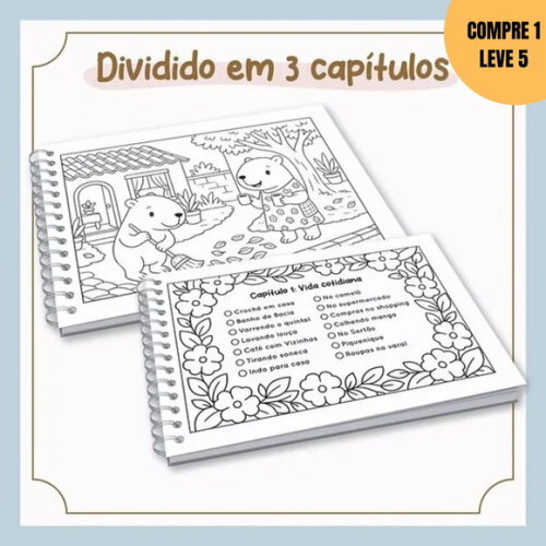 Arquivo Digital Livro de Colorir | Color Mood Capivara -3609