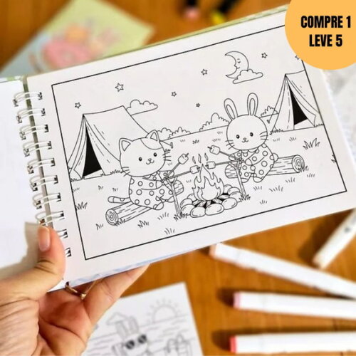 Arquivo Digital Livro de Colorir 24 Desenhos -4478
