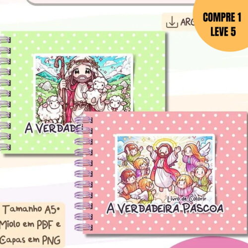 Arquivo Digital Livro de Colorir a Verdadeira Pascoa -2185