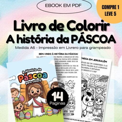 Arquivo Digital Livro de Colorir a História da Páscoa -2779