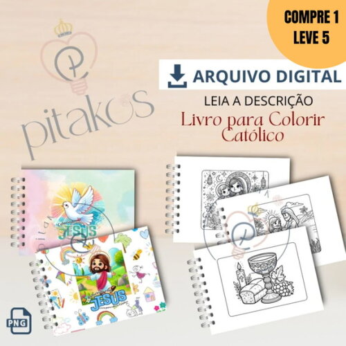Arquivo Digital Livro de Colorir Católico -1486
